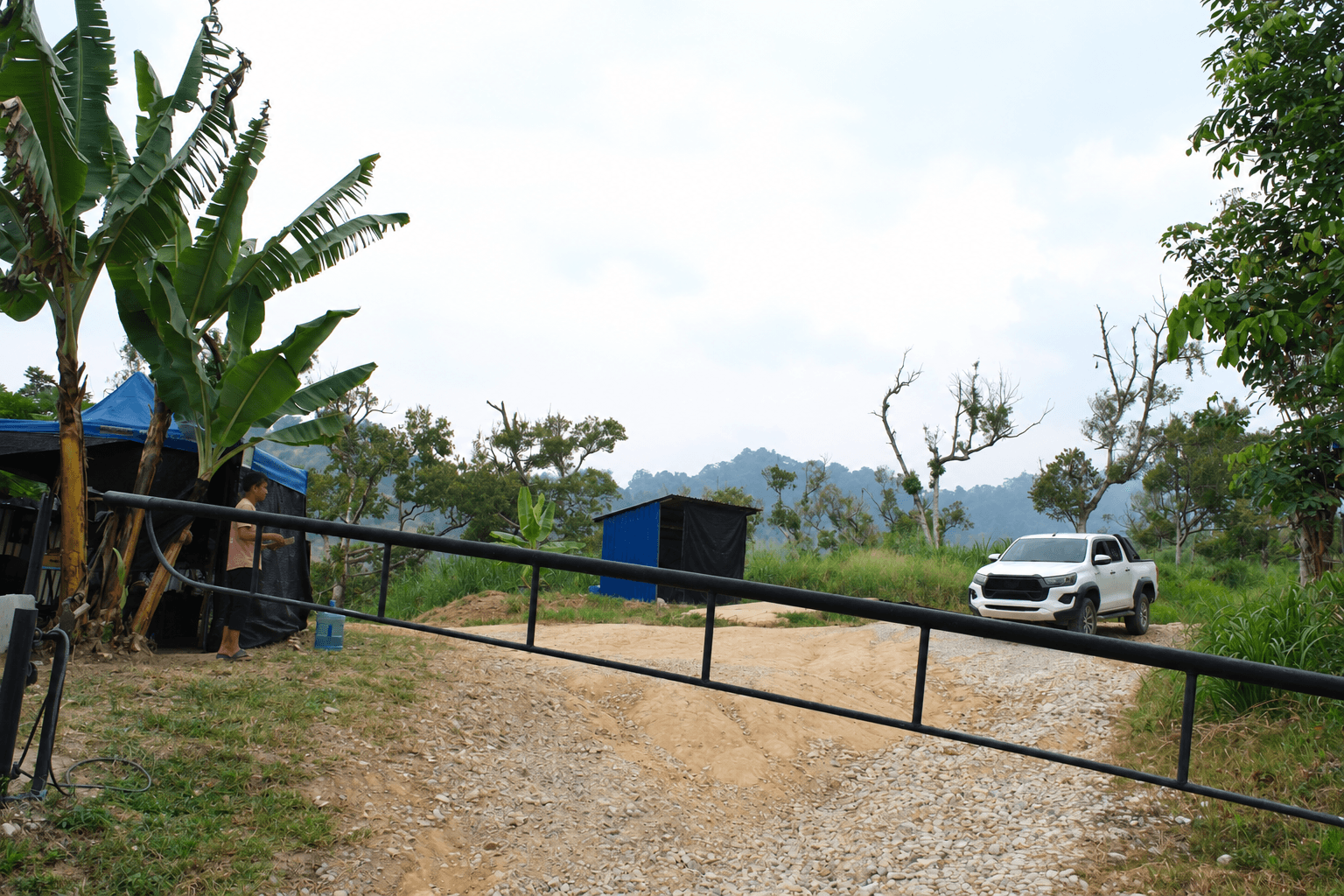 The entrance to the farm